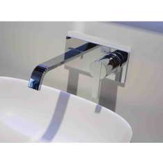 Bateria umywalkowa ścienna z płytką Antonio Lupi Design Bikappa