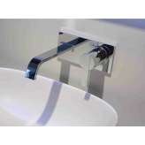 Bateria umywalkowa ścienna z płytką Antonio Lupi Design Bikappa