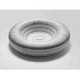 Umywalka nablatowa okrągła z marmuru Antonio Lupi Design Rigati