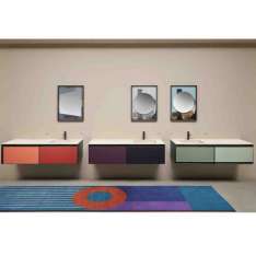 Sekcyjna szafka wisząca na wannę Antonio Lupi Design ATELIER COLORE