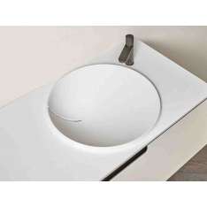 Umywalka Flumood® z wbudowanym blatem Antonio Lupi Design BRECCIA