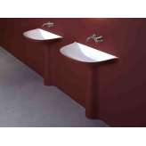 Umywalka Corian® z półpostumentem Antonio Lupi Design CALICE