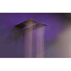 Naścienna bardzo płaska głowica prysznicowa ze stali nierdzewnej Antonio Lupi Design LASTRA