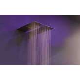 Naścienna bardzo płaska głowica prysznicowa ze stali nierdzewnej Antonio Lupi Design LASTRA