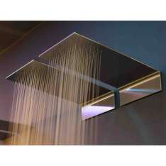 Głowica prysznicowa ze stali nierdzewnej montowana na ścianie Antonio Lupi Design MEZZAVELA