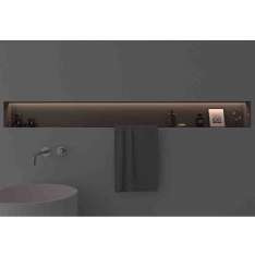Aluminiowa półka ścienna do łazienki Antonio Lupi Design OMBRA