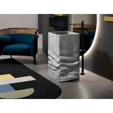 Wolnostojąca kwadratowa umywalka z marmuru karraryjskiego Antonio Lupi Design OSSIMORO
