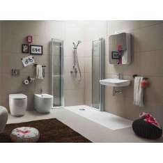 Narożna kabina prysznicowa z drzwiami składanymi Arblu Time