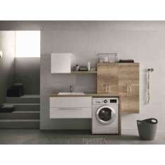 Naścienna szafka do pralni na pralkę Arblu Wall-mounted laundry room cabinet