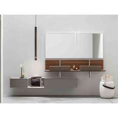Modułowy system drewnianych łazienek Arcom Pollock - COMPOSIZIONE 71