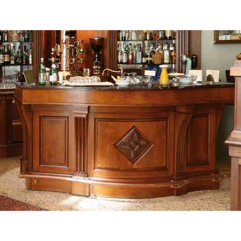 Arnaboldi Interiors Curved Drewniana lada barowa