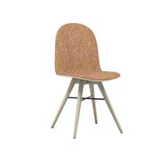 Tapicerowane krzesło z litego drewna Aroundthetree Seed