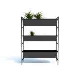 Wazon ogrodowy z malowanej proszkowo stali Arpe studio NORDIC BOX