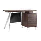 Drewniane biurko robocze z szufladami Arrediorg.It® Platinum