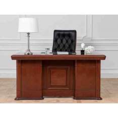 Biurko gabinetowe z forniru drewnianego Arrediorg.It® Prestige B630