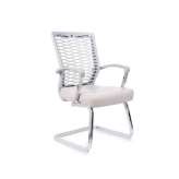 Krzesło biurowe wspornikowe z ekoskóry Arrediorg.It® ACTIVE