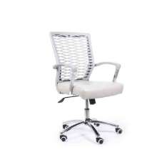 Fotel biurowy z ekoskóry z regulacją wysokości i podłokietnikami Arrediorg.It® ACTIVE