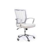 Fotel biurowy z ekoskóry z regulacją wysokości i podłokietnikami Arrediorg.It® ACTIVE