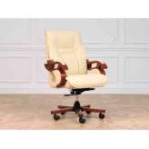 Obrotowy skórzany fotel menedżerski z regulacją wysokości Arrediorg.It® MANAGER