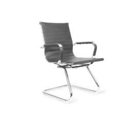 Wysuwany fotel biurowy z ekoskóry z podłokietnikami Arrediorg.It® SMART