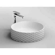 Umywalka ceramiczna okrągła nablatowa Artceram ESAGONO