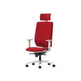 Obrotowe krzesło biurowe z podstawą 5-Spoke Arte & D Mirai White