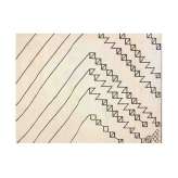 Ręcznie robiony dywanik wełniany o geometrycznych kształtach Arte di tappeti BERBER RUG 6