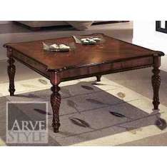 Kwadratowy stolik kawowy z litego drewna Arvestyle Athos