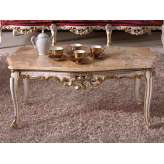 Niski marmurowy stolik do kawy Arvestyle Baroque