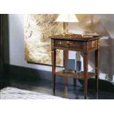 Prostokątny stolik boczny z litego drewna Arvestyle VIOLINO