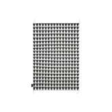 Prostokątny dywanik wełniany o geometrycznych kształtach Asplund MONOCHROME
