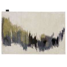 Wzorzysty, ręcznie robiony prostokątny dywanik wełniany Asplund AURORA