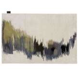 Wzorzysty, ręcznie robiony prostokątny dywanik wełniany Asplund AURORA