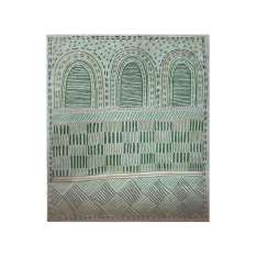 Prostokątny dywan z wełny i Tencel® z wzorem Asplund BIBLIOTEKET