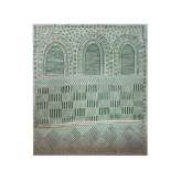 Prostokątny dywan z wełny i Tencel® z wzorem Asplund BIBLIOTEKET