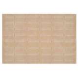 Wzorzysty, ręcznie robiony prostokątny dywanik wełniany Asplund BRICK