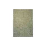 Ręcznie wykonany prostokątny dywanik wełniany o geometrycznych kształtach Asplund JL