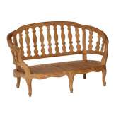 2-osobowa sofa z drewna tekowego Astello Bleuet