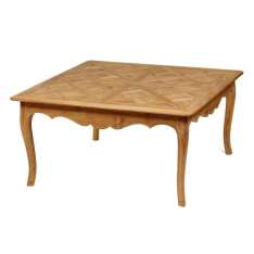Kwadratowy stolik ogrodowy z drewna tekowego Astello Camélia