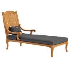 Teak Chaise longue Astello Fleur de Lys