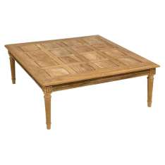 Kwadratowy stolik ogrodowy z drewna tekowego Astello Gardénia