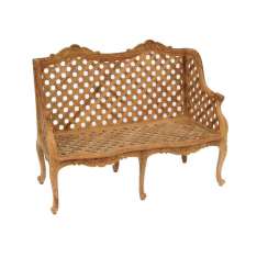 2-osobowa sofa z drewna tekowego Astello Glycine