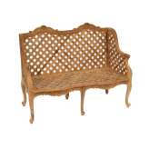 2-osobowa sofa z drewna tekowego Astello Glycine