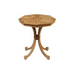 Stolik boczny ogrodowy z drewna tekowego Astello Hibiscus