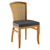 Krzesło ogrodowe z drewna tekowego Deco Astello Tournesol
