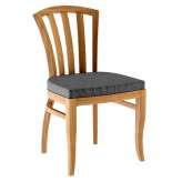Krzesło ogrodowe z drewna tekowego Deco Astello Tournesol