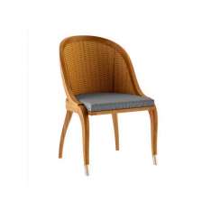 Krzesło ogrodowe z drewna tekowego Astello Tulipe