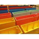 Niestandardowy prostokątny kwietnik Atelier So Green COLORFUL PLANTERS WITH ROUNDED CORNERS