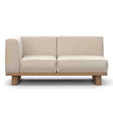 Dwuosobowa sofa z tkaniny Atmosphera 9.Zero 2S LEFT CORNER