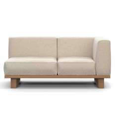 Dwuosobowa sofa z tkaniny Atmosphera 9.Zero 2S RIGHT CORNER